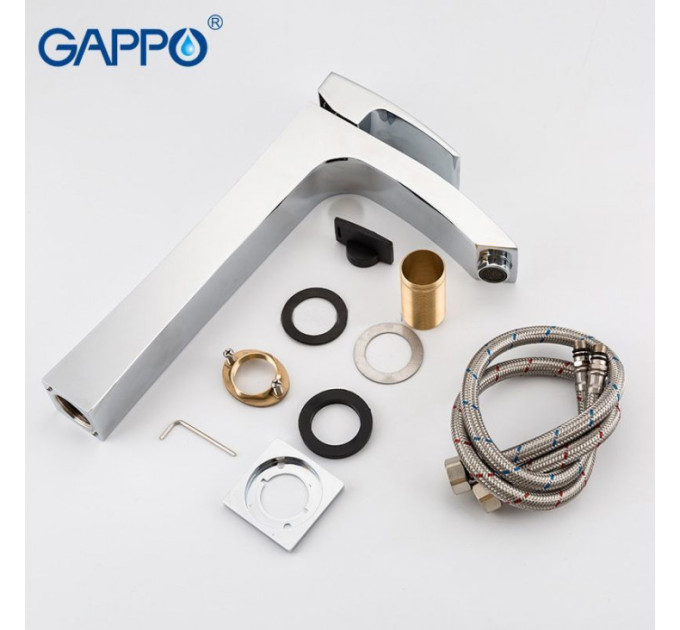 Змішувач для умивальника GAPPO G1007-11, хром