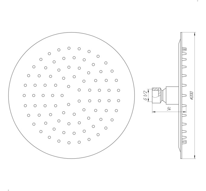 Душова лійка Globus Lux STS-0200