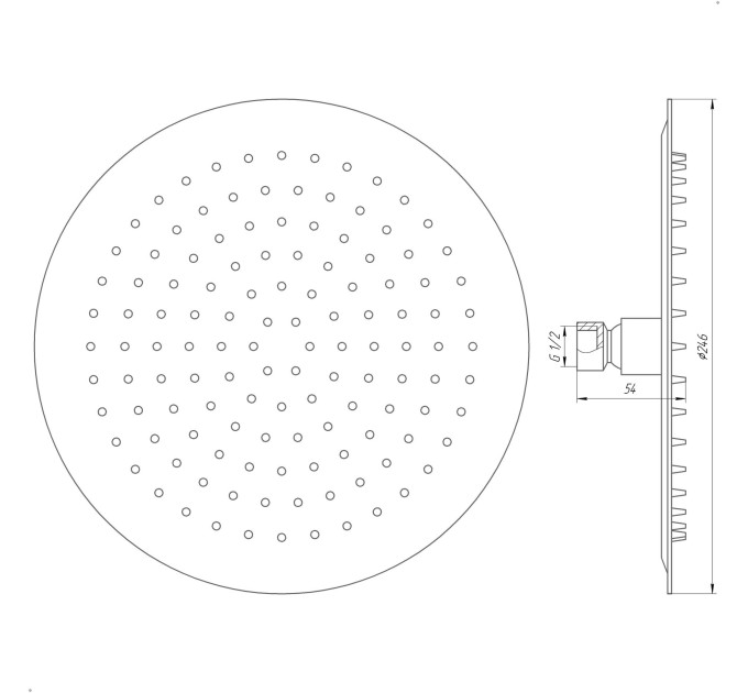 Душова лійка Globus Lux STS-0250