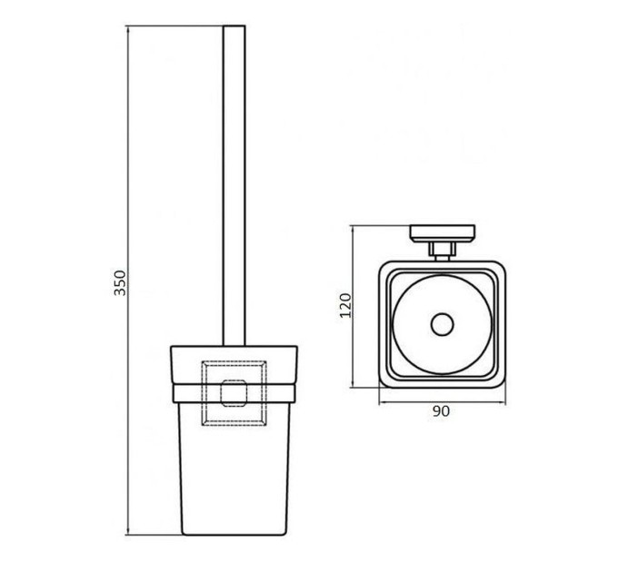 Йоржик настінний Perfect Sanitary Appliances КВ 9929A