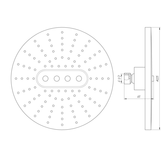 Душова лійка Globus Lux SD07A