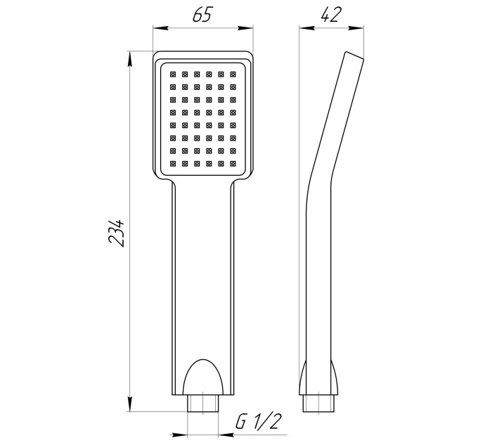 Душова лійка Globus Lux SUS-001PQ