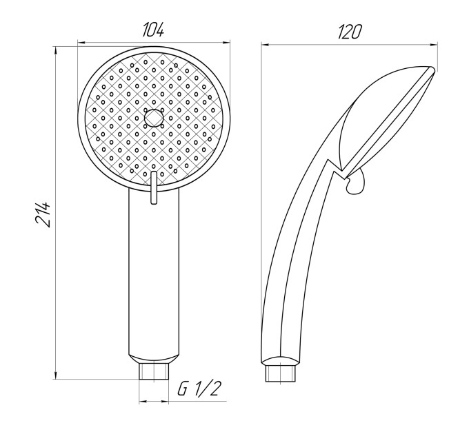 Душова лійка Globus Lux NSF-580-1-LUX Blister