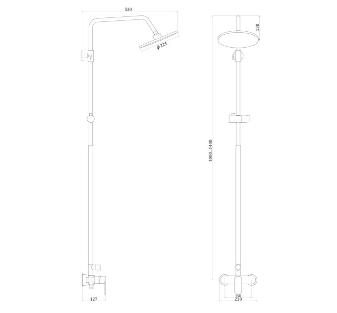 Душова система Globus Lux ONTARIO GLO-0005