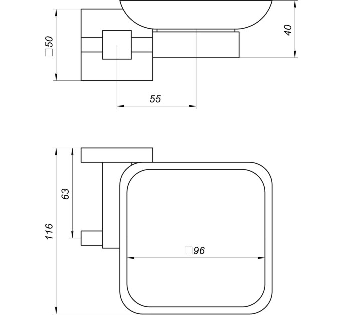 Мильниця одинарна Globus Lux SQ 9408