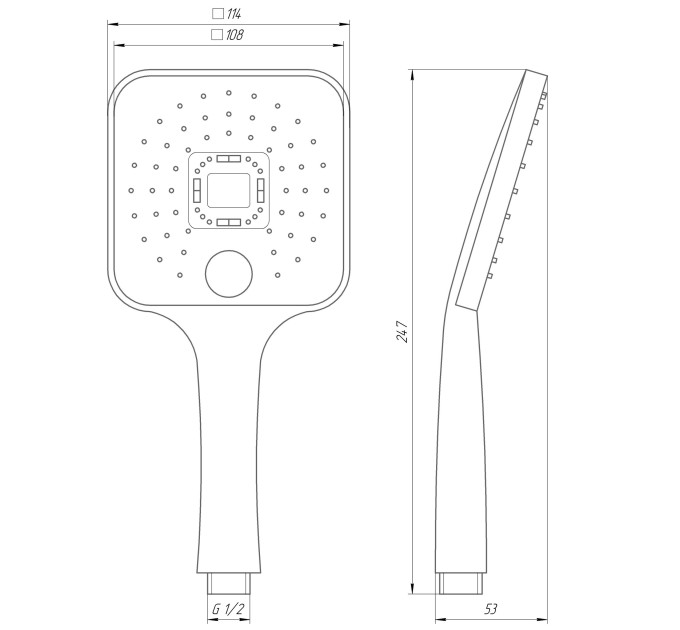 Душова лійка Globus Lux NS-003-00