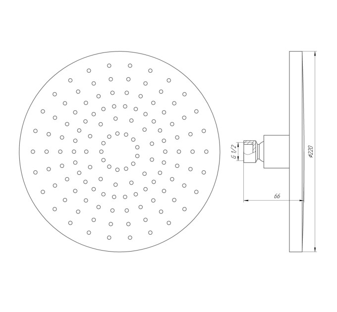 Душова лійка Globus Lux SD09A