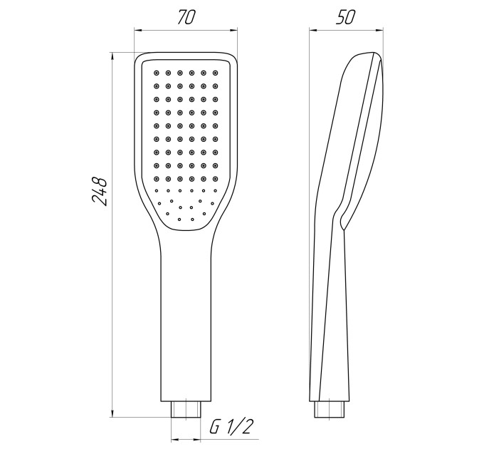 Душова лійка Globus Lux SH651-P