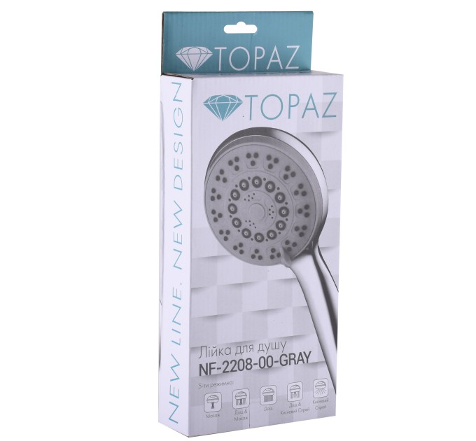 Душова лійка Topaz NF-2208-00-GRAY