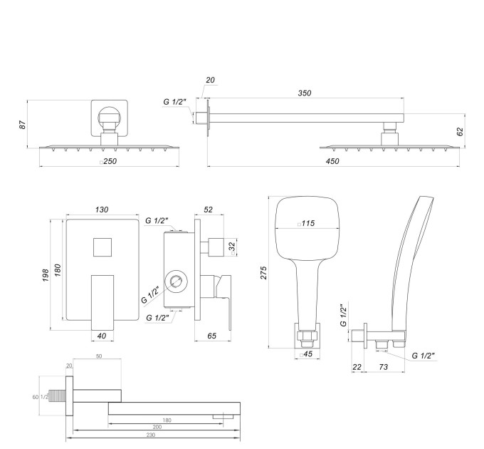 Душова система Globus Lux SMART GLM-305N