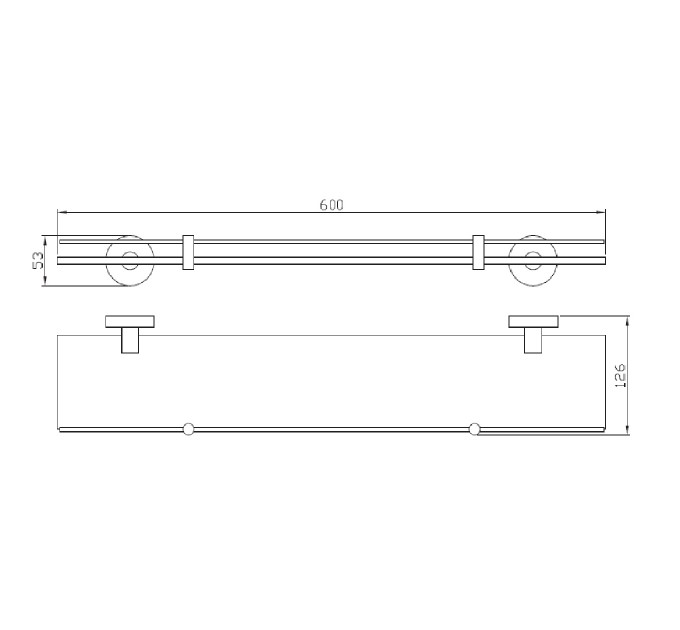 Полиця Perfect Sanitary Appliances SP 8127