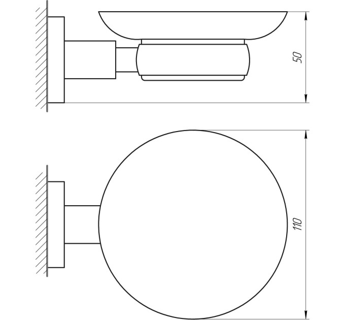 Мильниця Perfect Sanitary Appliances SP 8122