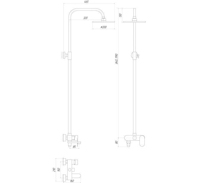 Душова система Globus Lux  DS0010