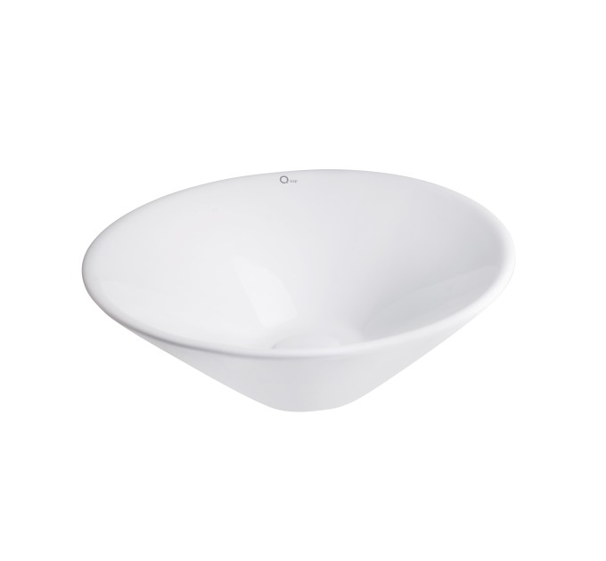 Раковина-чаша Qtap Amazon 425х425х155 White з донним клапаном QT0211K70W