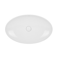 Раковина-чаша Qtap Dove 680х420х120 White з донним клапаном QT0611K160W