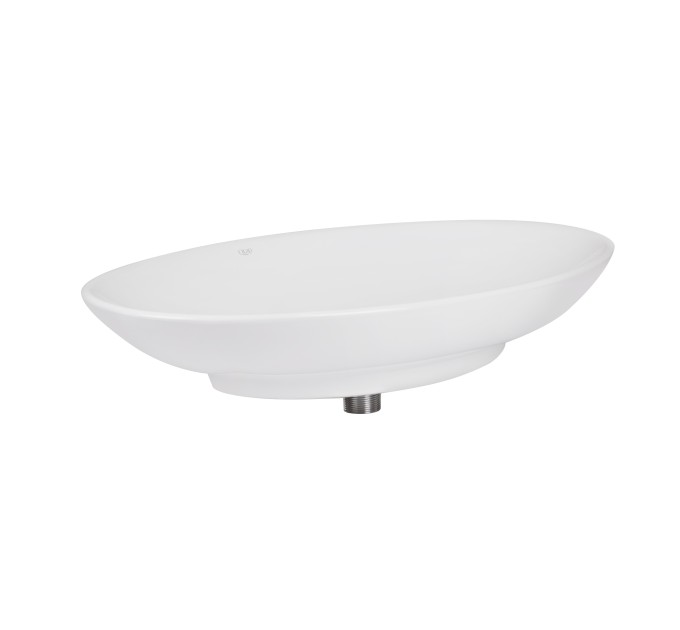 Раковина-чаша Qtap Dove 680х420х120 White з донним клапаном QT0611K160W