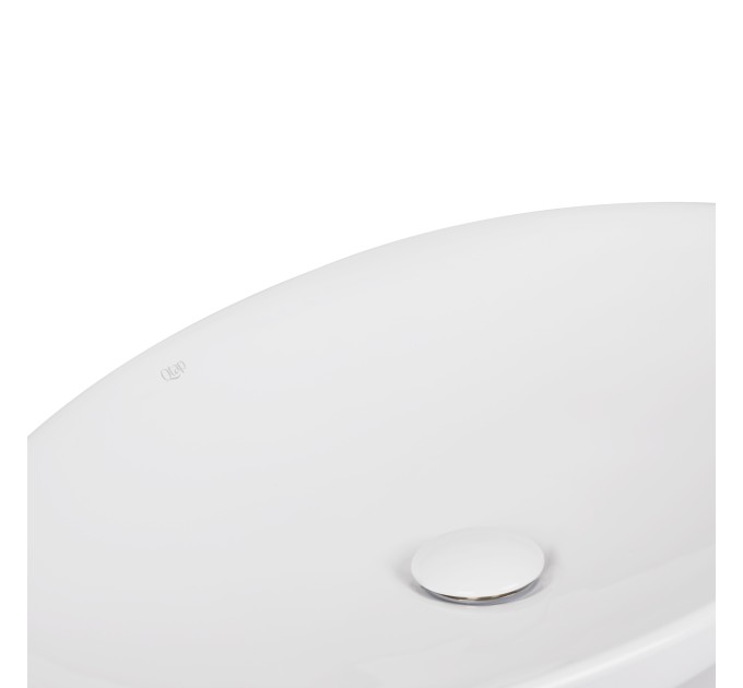 Раковина-чаша Qtap Dove 680х420х120 White з донним клапаном QT0611K160W