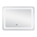 Дзеркало Qtap Mideya (DC-F908) 800х600 з LED-підсвічуванням Touch, з антизапотіванням, з годинником, димером, рег. яскравості QT2078F908W