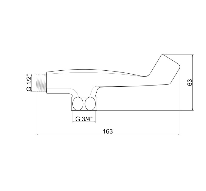 Тримач для лійки Lidz Niagara 109 LDNIA109CRM29475 Chrome