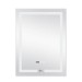 Дзеркало Qtap Mideya (DC-F936) 500х800 з LED-підсвічуванням Touch, з антизапотіванням, з годинником, димером, рег. яскравості QT2078F936W