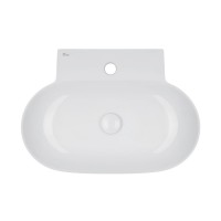 Раковина Qtap Cardinal 565х400х130 White з донним клапаном QT0411K177W