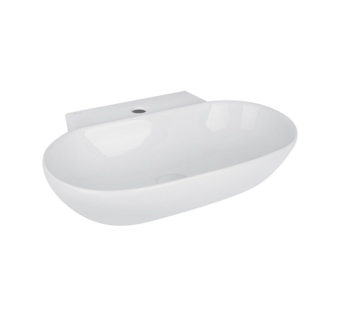 Раковина Qtap Cardinal 565х400х130 White з донним клапаном QT0411K177W