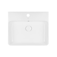 Раковина Qtap Nando 500х420х130 White з донним клапаном QT1211K404AW