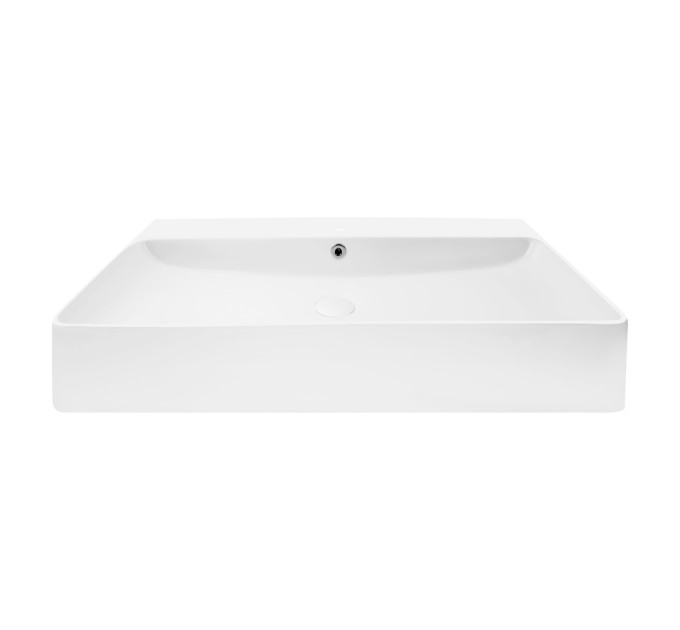 Раковина Qtap Nando 800х415х155 White з донним клапаном QT1211K419W