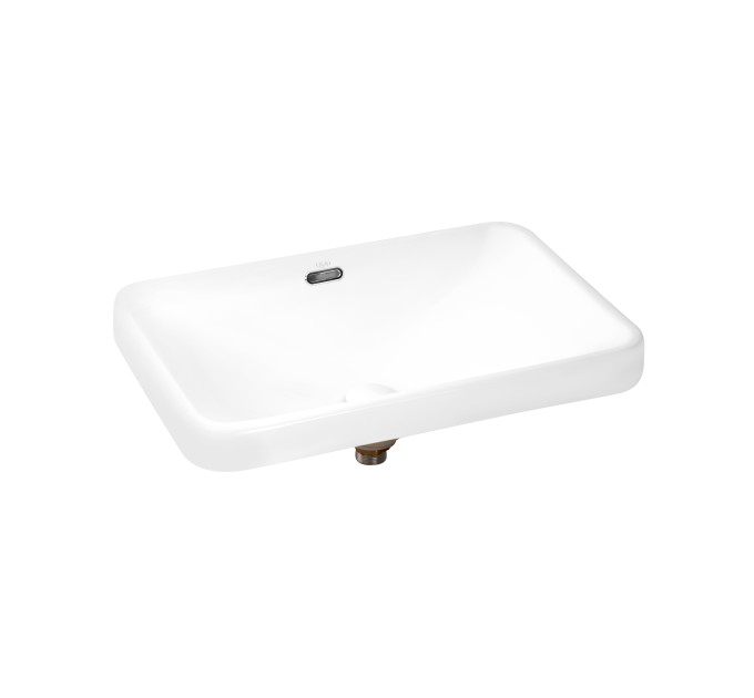 Раковина Qtap Jay 590х400х175 White з донним клапаном QT0711K306W