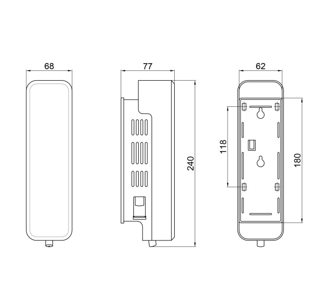 Диспенсер для мила Qtap Pohodli DM350CS1 Brushed Nickel (Dávkovač)