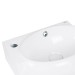 Раковина Qtap Leo 430x290x140 White з донним клапаном QT11115011LW