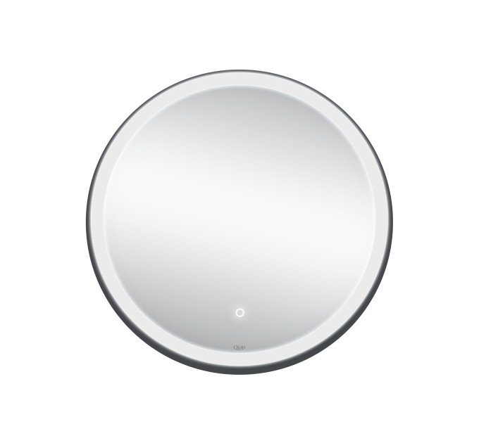 Дзеркало Qtap Robin R600 з LED-підсвічуванням Touch, з антизапотіванням, з димером, рег. темп. кольору (3000-6500K) QT13786501B