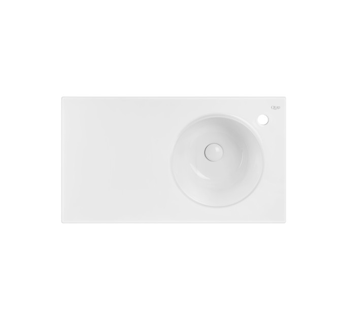 Раковина Qtap Virgo 800х460х300 White з донним клапаном QT1811FL8130ARRW