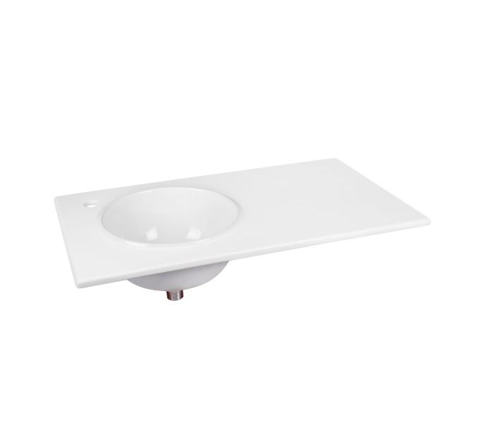 Раковина Qtap Virgo 800х460х300 White з донним клапаном QT1811FL8130ALLW