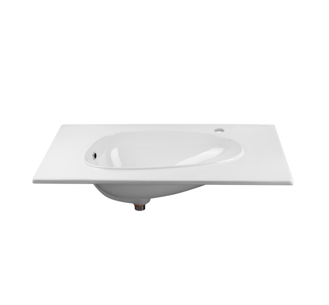 Раковина Qtap Virgo 800х480х167 White з донним клапаном QT1811FL8128BRW