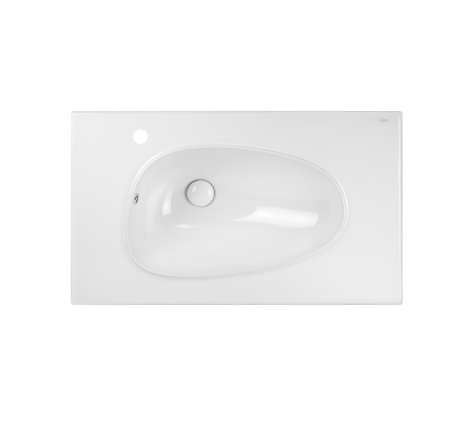 Раковина Qtap Virgo 800х480х167 White з донним клапаном QT1811FL8128BLW