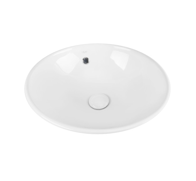 Раковина-чаша Qtap Robin 383х383х175 White з донним клапаном QT1311L408W