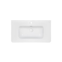 Раковина Qtap Albatross 9H 800х460х180 White з донним клапаном QT01119080HW