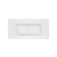 Раковина Qtap Albatross 9H 1000х460х180 White з донним клапаном QT01119100HW