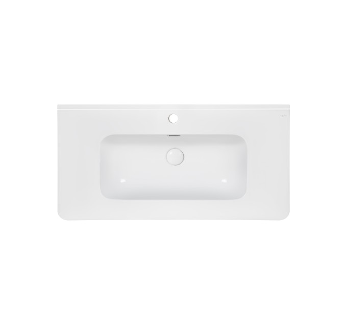 Раковина Qtap Albatross 9H 1000х460х180 White з донним клапаном QT01119100HW