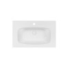 Раковина Qtap Albatross 5H 800х500х210 White з донним клапаном QT01115080HW