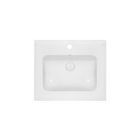 Раковина Qtap Albatross E49 600х490х200 White з донним клапаном QT01119060E49W