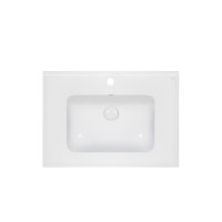 Раковина Qtap Albatross E49 700х490х200 White з донним клапаном QT01119070E49W