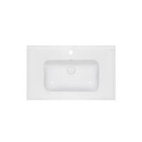 Раковина Qtap Albatross E49 800х490х200 White з донним клапаном QT01119080E49W