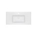 Раковина Qtap Albatross E49 1000х490х200 White з донним клапаном QT01119100E49W