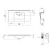Раковина Qtap Albatross E49 1000х490х200 White з донним клапаном QT01119100E49W