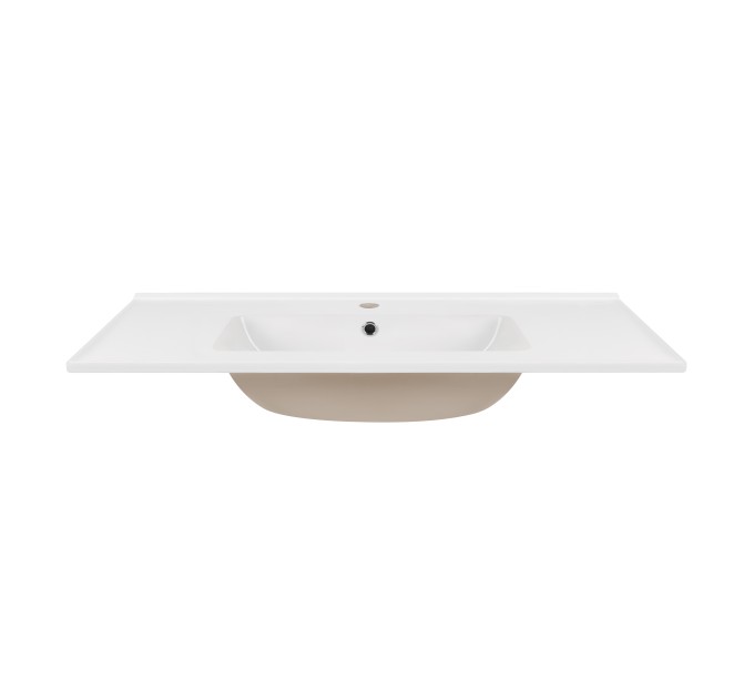 Раковина Qtap Albatross E49 1000х490х200 White з донним клапаном QT01119100E49W