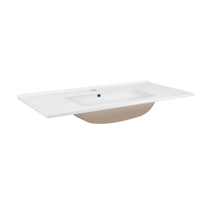 Раковина Qtap Albatross E49 1000х490х200 White з донним клапаном QT01119100E49W