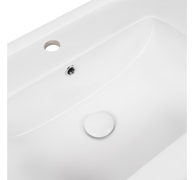 Раковина Qtap Albatross E49 1000х490х200 White з донним клапаном QT01119100E49W
