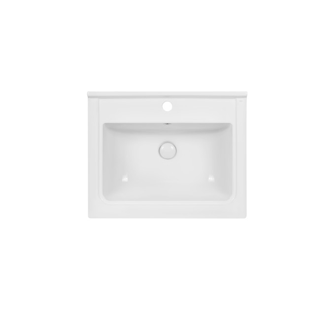 Раковина Qtap Albatross Q 600х480х230 White з донним клапаном QT01115060QW